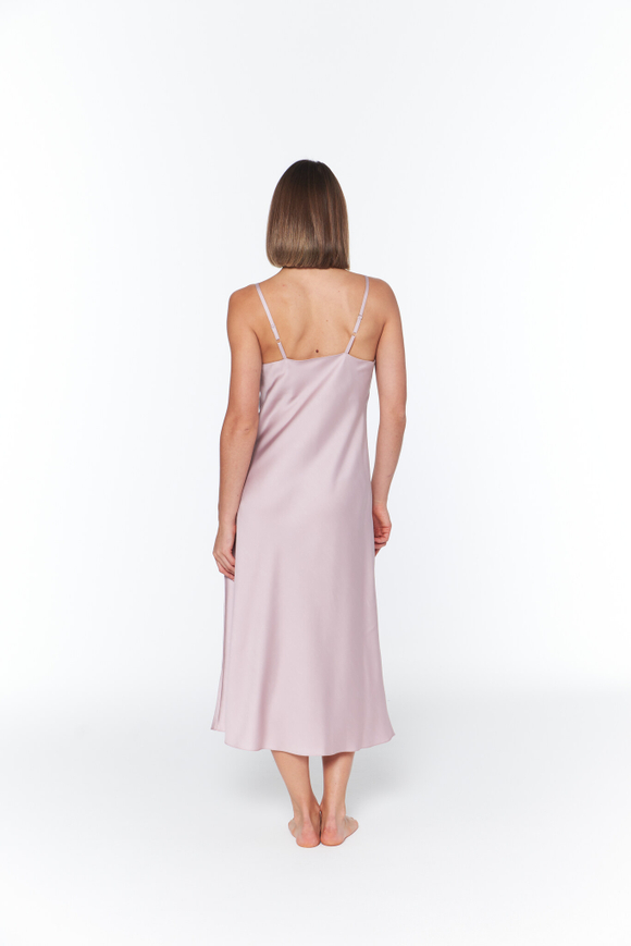 Сорочка из тенселя розовый дым