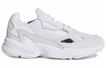 Кроссовки Adidas Originals Falcon Triple White (Женская размерная сетка)