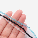 Хрустальные бусины в форме треугольника, оттенок "Бирюзовый", 2,5*3мм