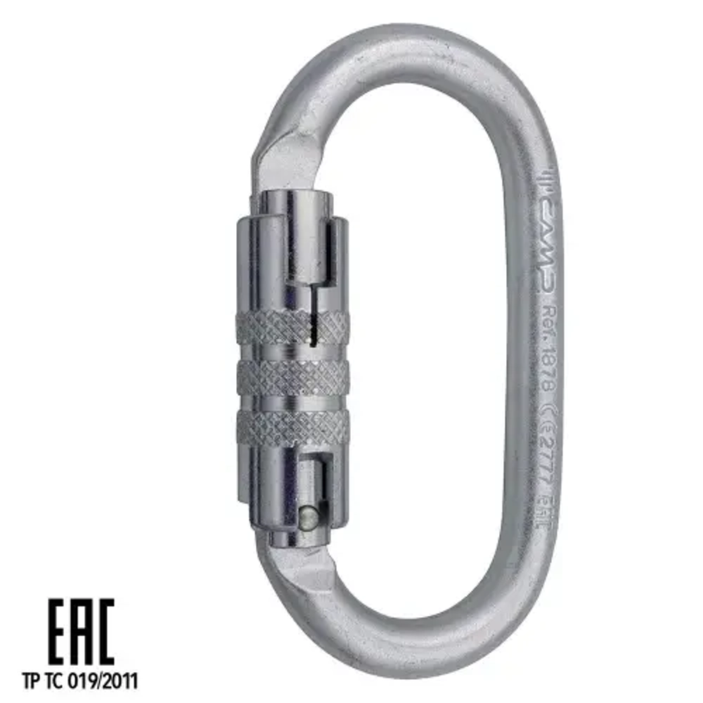 Овальный карабин OVAL PRO 2LOCK (C.A.M.P.)
