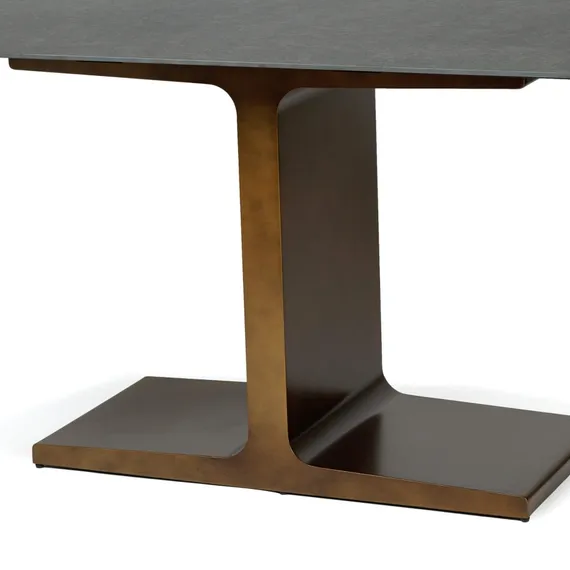 Обеденный стол Axen 200х95 см, черная керамика