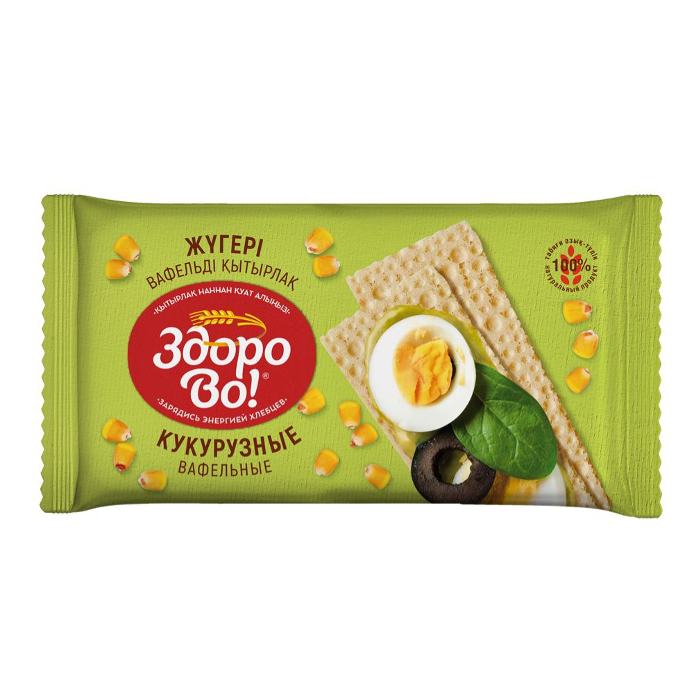 Хлебцы вафельные Здорово кукурузные 70 гр