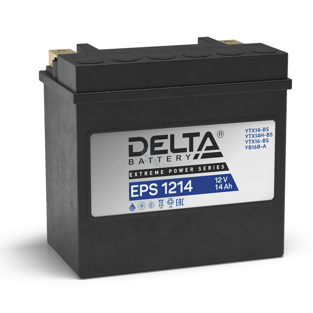 Аккумулятор Delta EPS 1214 (YTX14-BS, YTX14H-BS)