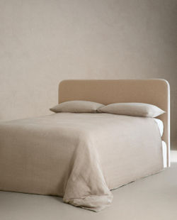 Пододеяльник Zara Home хлопок, лён 100%, однотонный, 6181/088