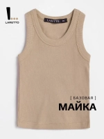 Майка детская в рубчик в садик