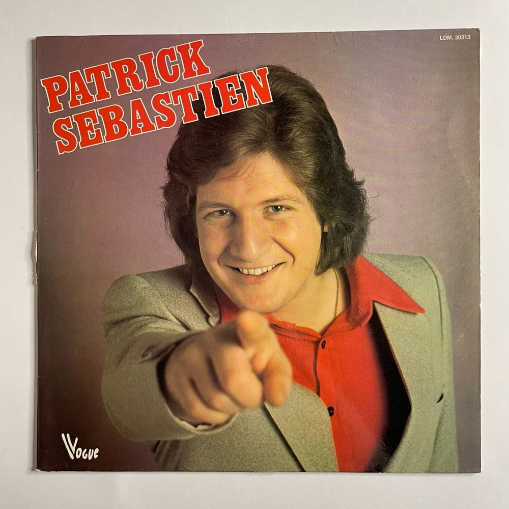Винтажная виниловая пластинка LP Patrick Sebastien A Bobino (France 1976)