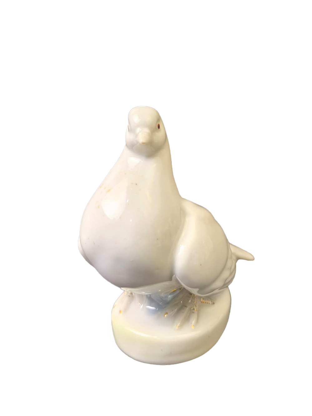 Фарфоровая статуэтка "Голубь" Гжель