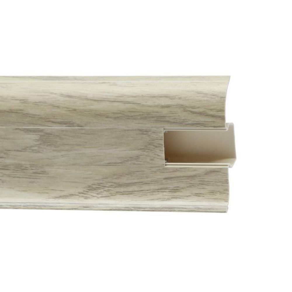 Пластиковый плинтус Royce 58 мм (2200x58x20) 853 Дуб Супрема