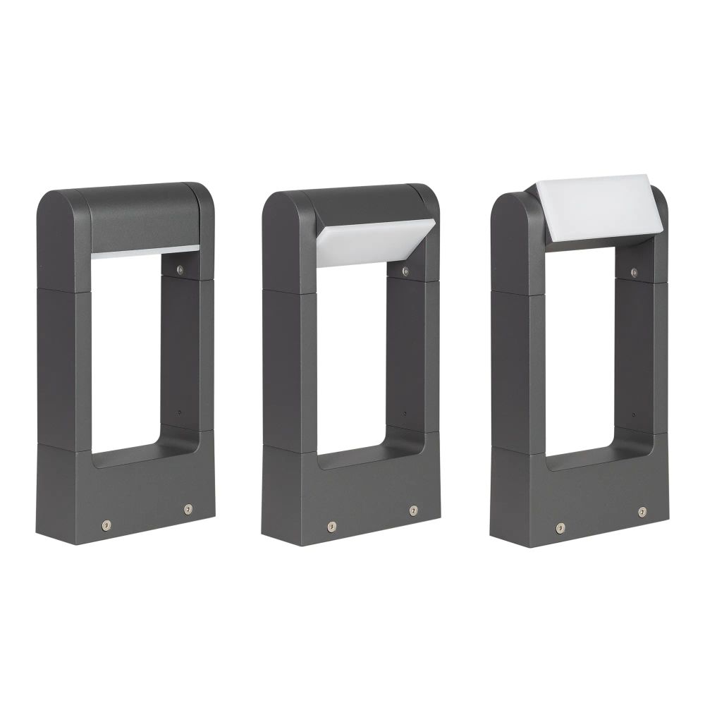 Светильник LGD-PATH-FRAME-ROTARY-H300-6W Warm3000 (GR, 111 deg, 230V) (Arlight, IP65 Металл, 3 года) 020397(1)