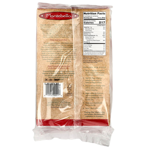 Montebello, Органическое яичное тальятелле, 250 г (8,8 унции)
