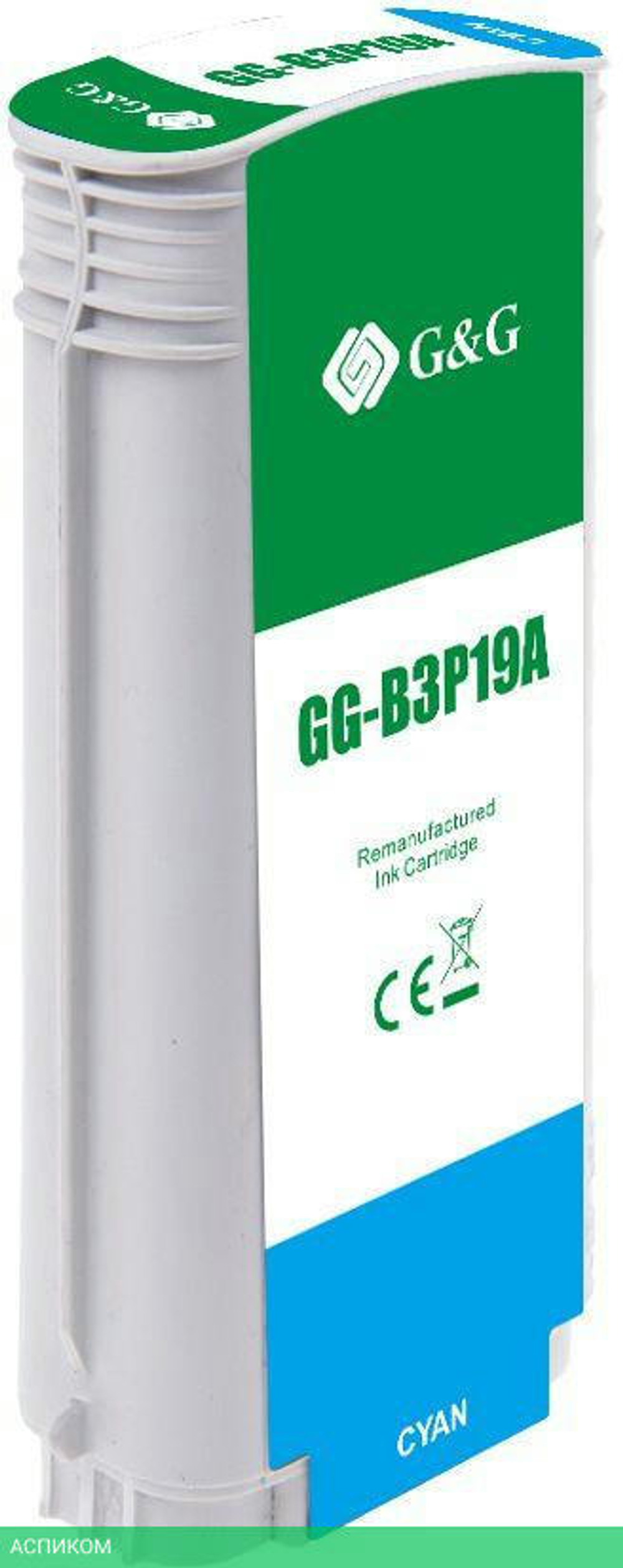 Картридж G&G GG-B3P19A голубой