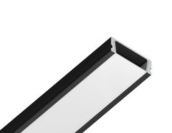 Ambrella Алюминиевый профиль накладной 15.5*6 для светодиодной ленты до 11мм Alum Profile GP1700BK