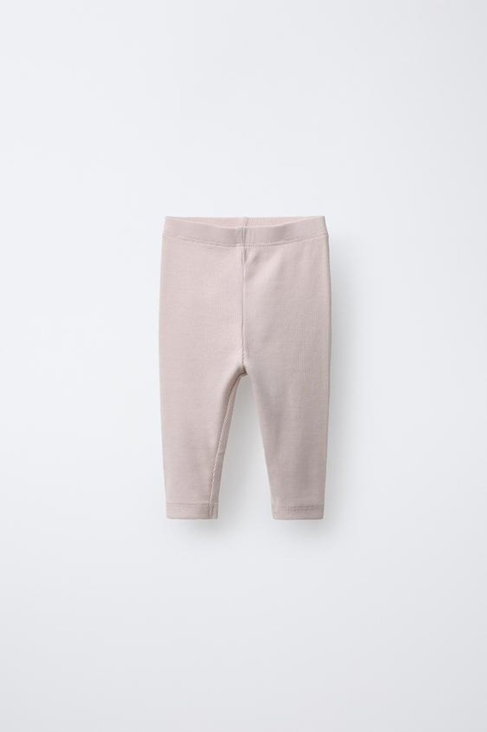 ZARA НАБОР ИЗ ДВУХ ОДНОТОННЫХ ЛЕГИНСОВ, РОЗОВАТЫЙ