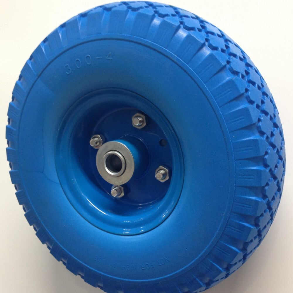 Колесо PU 3.25/3.00х80 D20 бескамерное ЭКОНОМ СИНЕЕ