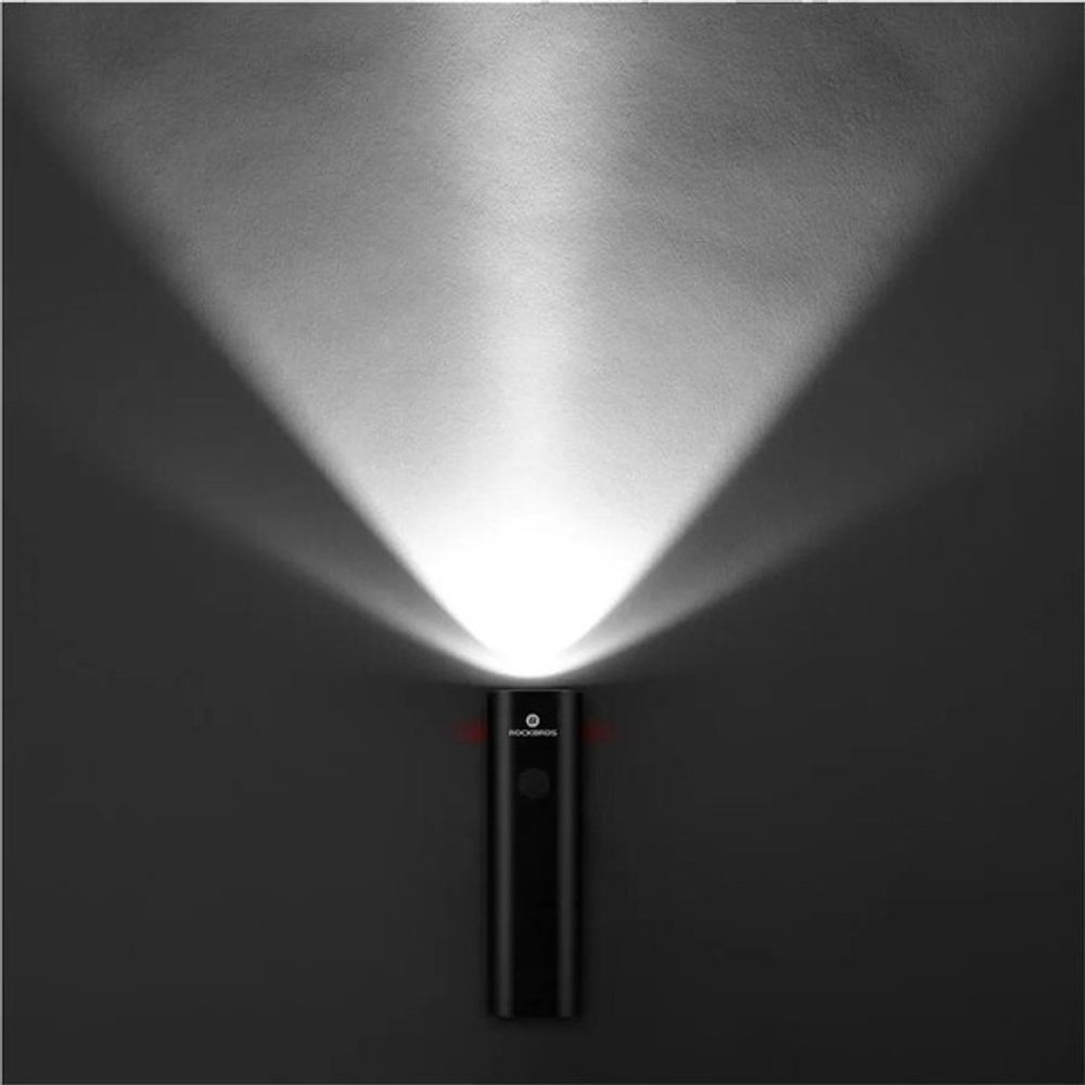 Фонарь велосипедный, передний Rockbros YQ-QD400LM (аккум. 2000 mAh, 3 режима,USB)