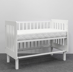 Кровать Antemi Mari 120х60 с ящиком Ник 14 б/б Белый + НиК 16 б Белый