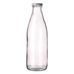 Бутылка 1 л с крышкой прозрачная d 8,5 см h26,2 см винт. крышка P.L.