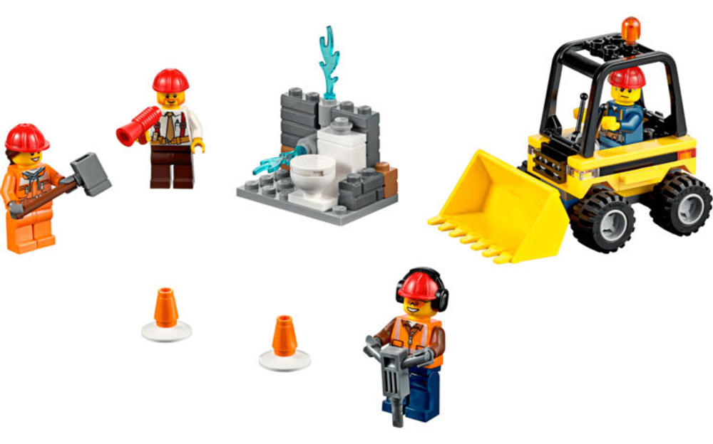 LEGO City: Набор Строительная команда для начинающих 60072 — Demolition Starter Set — Лего Сити Город