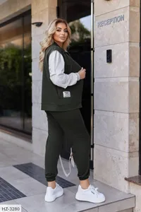 Костюм тройка HZ-3277 Фабрика Моды