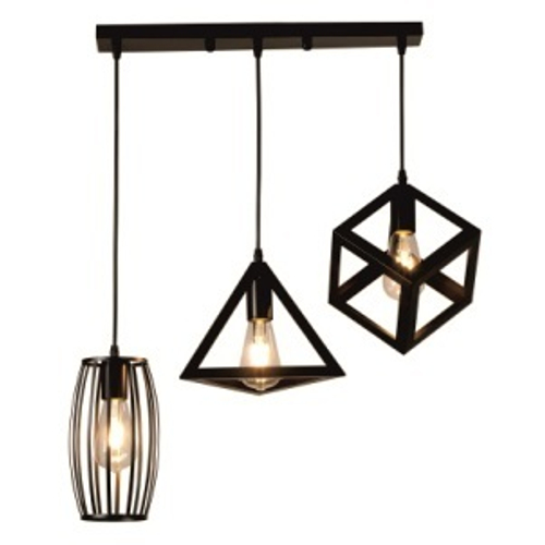 LE062300-013  Свет-к под патрон (люстра) LE CH KROMA E27x3 (1) Энергокомплект