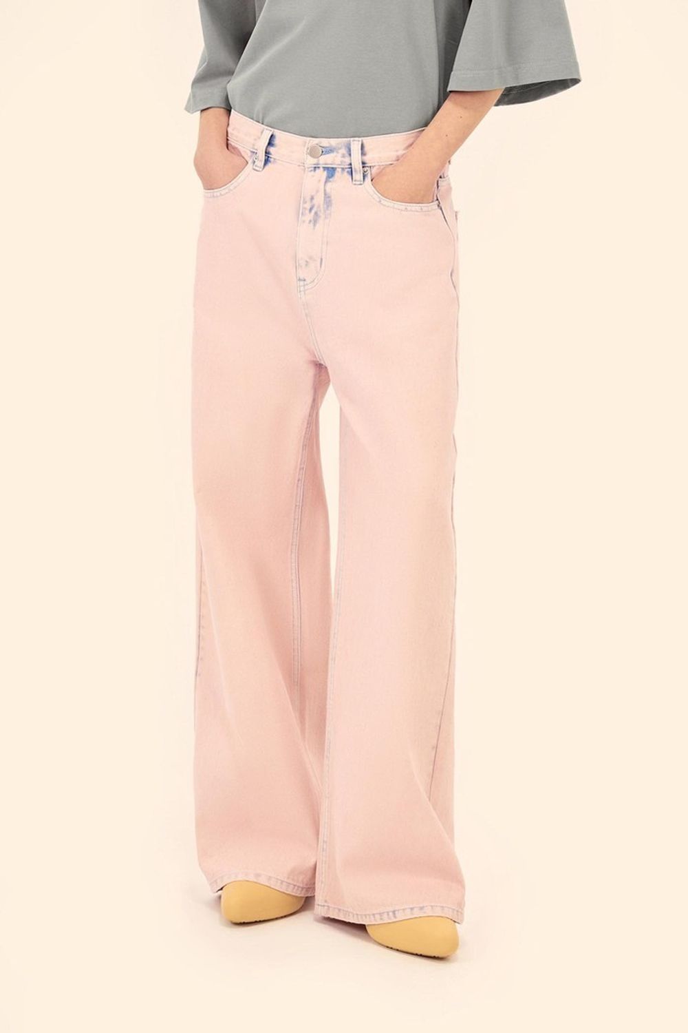 Джинсы (Как у Керри), розовые