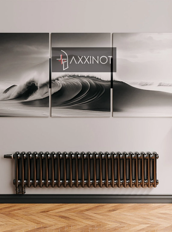 Axxinot Sentir 2020 - двухтрубный трубчатый радиатор высотой 200 мм, нижнее подключение с термовентилем