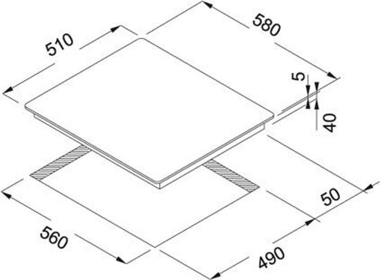 Электрическая варочная панель FRANKE FHC 604 4C T BP