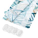 Шторка для ванной PEVA, 180х180 см, кольца в комплекте, 3 дизайна ассорти,растения, PRIMILA, 700076