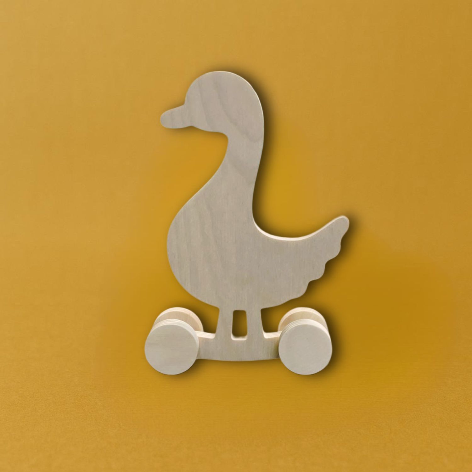 Гусь, игрушка  на колесиках