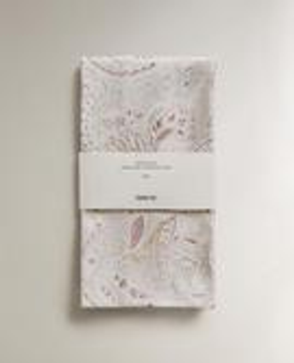 ZARA HOME НАБОР ХЛОПКОВЫХ ПОЛОТЕНЕЦ С УЗОРОМ ПЕЙСЛИ (2 ШТ.), БЕЖЕВЫЙ