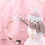 Пакет подарочный «Стильная зима» 31*40*12 см