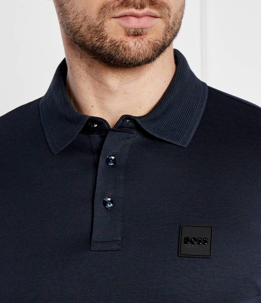 Поло Parlay BOSS BLACK - темно-синий(50515596)