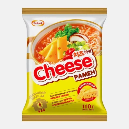 Лапша Доширак Рамен с сыром 110г