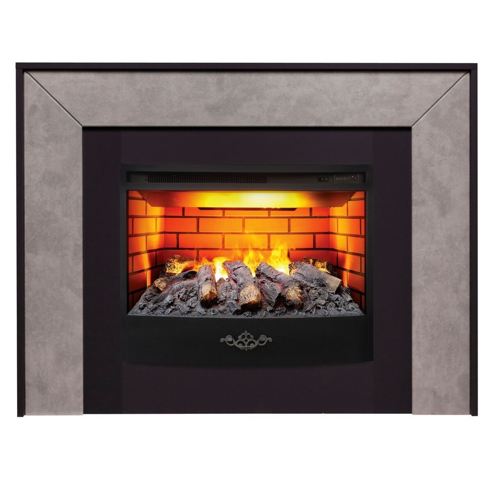 Электрокамин RealFlame Jersey 25,5 GR графит с очагом 3D Firestar 25,5