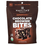 Navitas Organics, Superfood+®, шоколадные батончики, 227 г (8 унций)