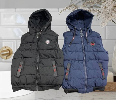 Детская осенняя жилетка Supreme с капюшоном