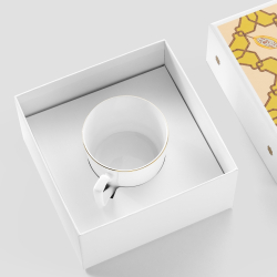 Чайная пара Farforite «Попугай / Амазония» 250 мл в подарочной коробке