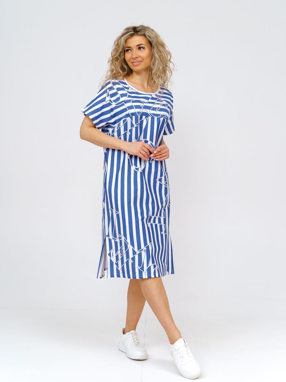 947 Платье "Синий" SveTekst (Акция)