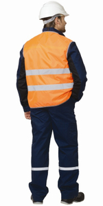 Жилет сигнальный с СОП тк. "Оксфорд"