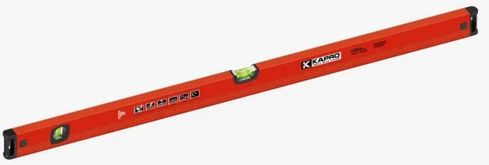 Уровень KAPRO (2 колбы) ИЗРАИЛЬ. 100см. магнитный 787-40-100М