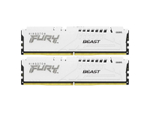 Оперативная память Kingston Fury Beast White KF564C32BWK2-64, DDR5 2х 64ГБ 6400 МГц, DIMM, RTL