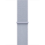 Часы Apple Watch SE, 40 мм, алюминий серебристого цвета, браслет Sport Loop дымчато-голубого цвета (2024)
