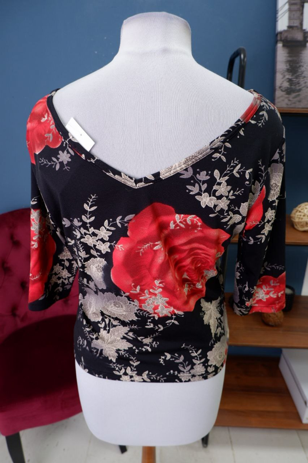 Джемпер Deffi с принтом 44 размер