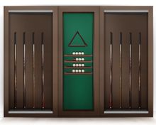 Киевница современная ясень мдф/шпон на 8 киев  (black-wood,Манчестер 70 yellow green)