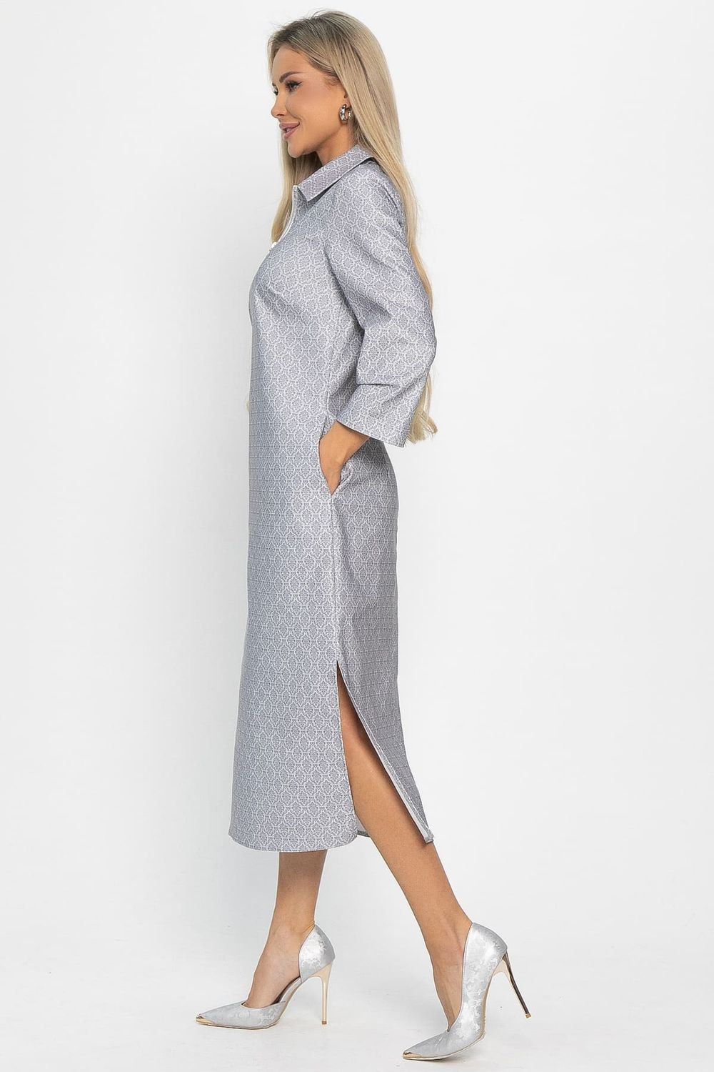 Платье Лоуренс НЬЮ (светло-серое) П14876-18М LT Collection