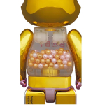 Дизайнерские игрушки BE@RBRICK MY FIRST NY@BRICK PINK GOLD Ver 100%+400%, 1498781-603113497