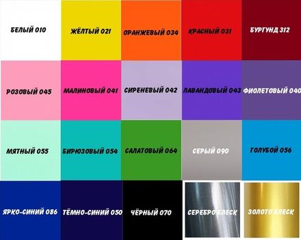 Цвет и шрифт надписи для шаров