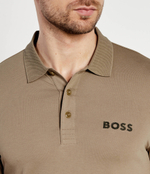 Поло Paule BOSS GREEN - бежевый(50512789)