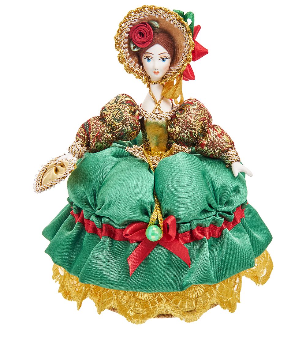 RK-733/ 1 Кукла-шкатулка «Дама с веером»