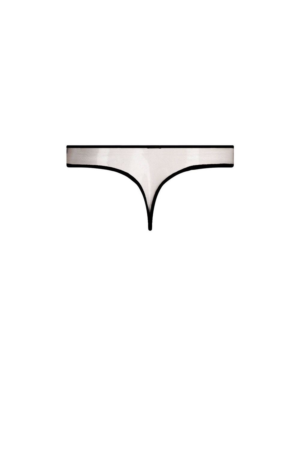 Кружевные стринги Calvin Klein Underwear - черный(000QF7352E)